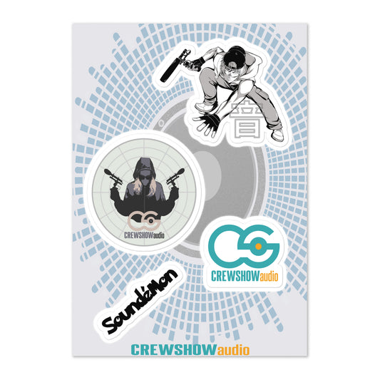 Crew Show Audio - Production Sound stickers collection No.3