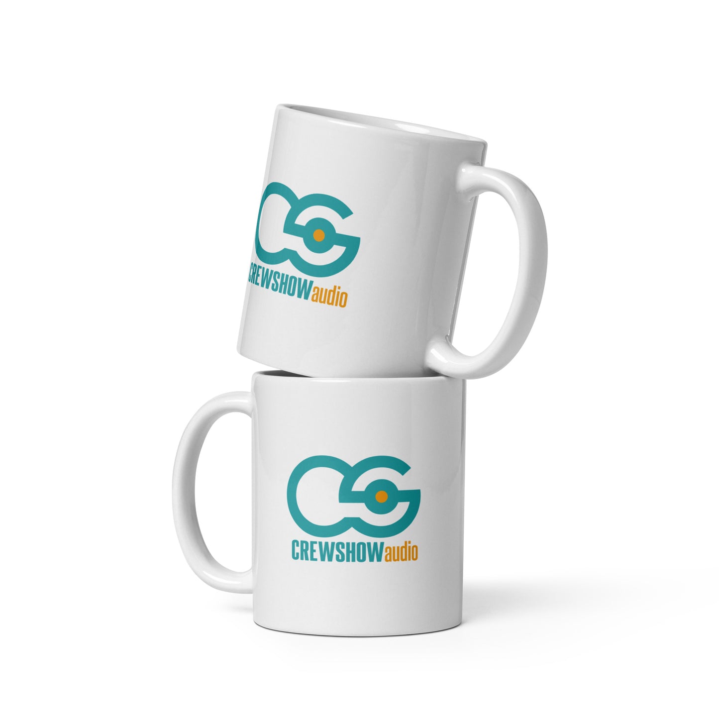 Crew Show Audio Logo - glossy white mug