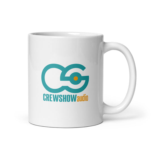 Crew Show Audio Logo - glossy white mug